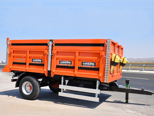 3 Ton Tek Dingil, Arkaya Devirmeli Rmork