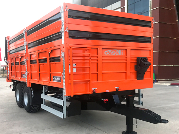 8 Ton Tandem Dingil, Arkaya Devirmeli Rmork